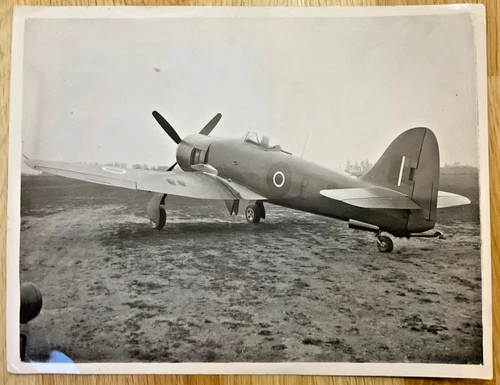 SEA FURY AIRCRAFT - MINISTRY OF AIRCRAFT PRODUCTION ORIGINAL PRESS PHOTO WW2