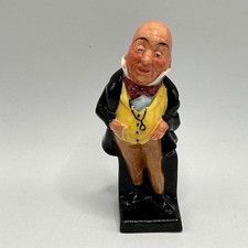 ROYAL DOULTON  FIGURINE DICKENS MR MICAWBER COPPERFIELD  3.75” TALL - UNBOXED