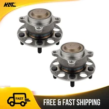Pair Rear Wheel Hub & Bearing Assembly For 2013 2014-2015 2019-2020 Honda Accord
