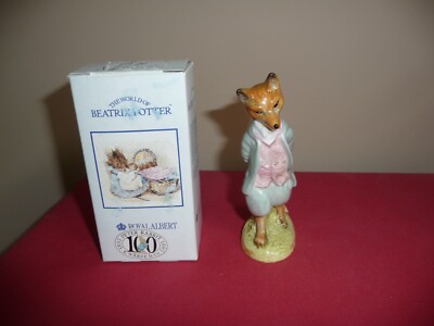 ロイヤルアルバート Foxy WhiskeredGentleman フィギュリン Royal Albert Foxy Whiskered Gentleman – Beatrix Potter
