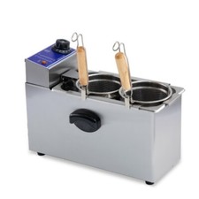 Electric Pasta Cooker Commercial Noodles Cooking Machine 2 Baskets 30-110 S/S