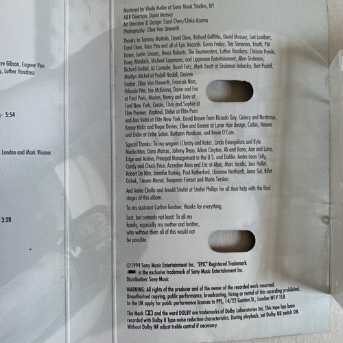 Naomi Campbell - Babywoman (CASSETTE, 1994) ‘ALBUM’ 11 TRK Play Tested RARE - Picture 4 of 10