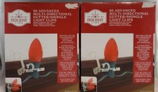 Holiday Time Advanced Multi-Directional Gutter/Shingle Light Clip 50 Count