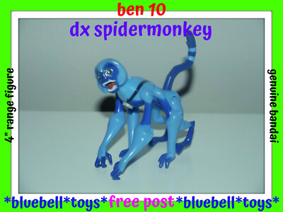 Ben 10 Figuren DX SPIDERMONKEY 4'' Reichweite Actionfiguren Bandai KOSTENLOSER VERSAND