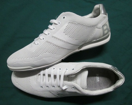 HUGO BOSS Mens SATURN White Knitted 