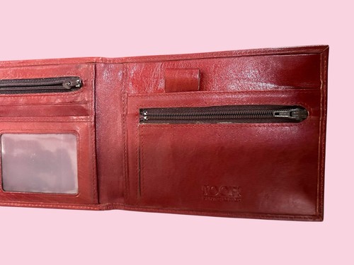 Joop! Leather Saddle Bag Shoulder/ Crossbody/Wallet/holiday Bag Burgundy - Picture 5 of 9