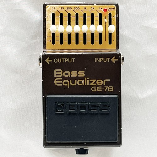 BOSS GE7B Bass Equalizer 1990 Vintage Guitar Effect Pedal Made in