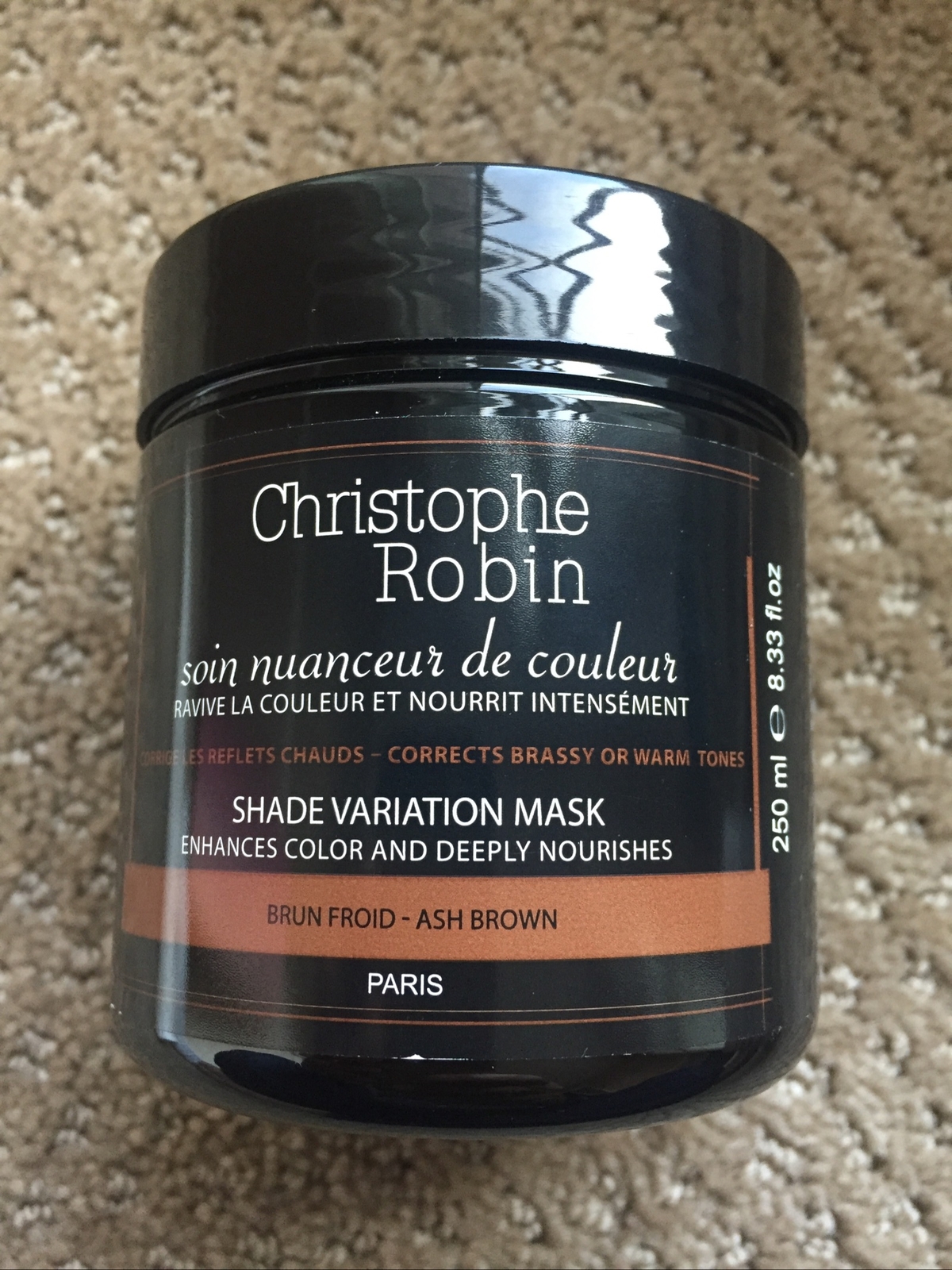 Christophe Robin Paris Shade Variation Hair Mask Ash Brown 8.33 oz