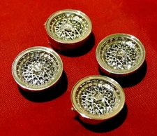  MPC / AMT BBS Chrome Wire Wheels 1/25