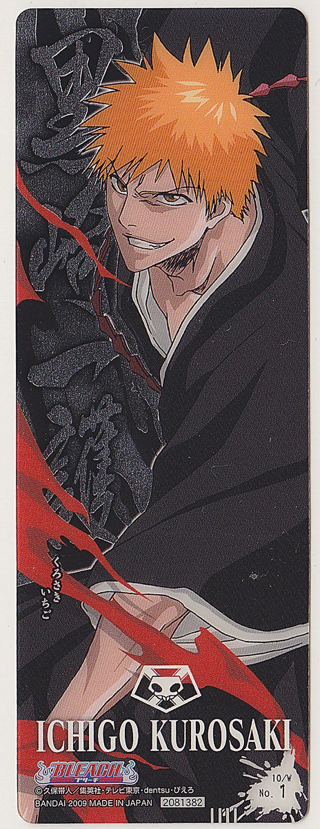 集英社 - BLEACH THA CARD GUM Bleach The Card Gum Bookmark Part 11 #1 Ichigo Kurosaki | eBay