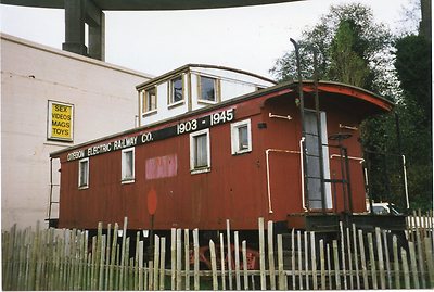 5E516 RP CABOOSE OREGON ELECTRIC RAILWAY CO #none ASTORIA OREGON 1997