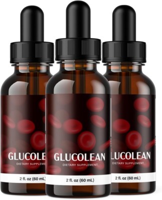 3 Pack - Glucolean Drops - Support Healthy Body & Blood Sugar Balance - 180ml