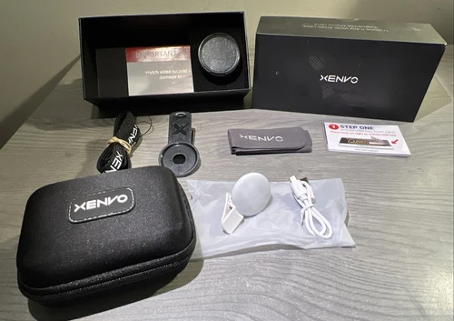 Xenvo Pro Lens Kit - Truview .45x Wide Angle Lens, Clarus 15x Macro w/ LED light