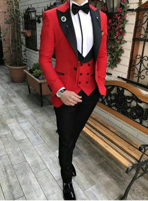 red formal jacket