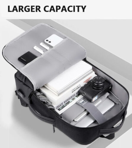 17 Inch Business Laptop Backpack Men School Book Bag Charging Man Backpacks - 第 16/25 張圖片