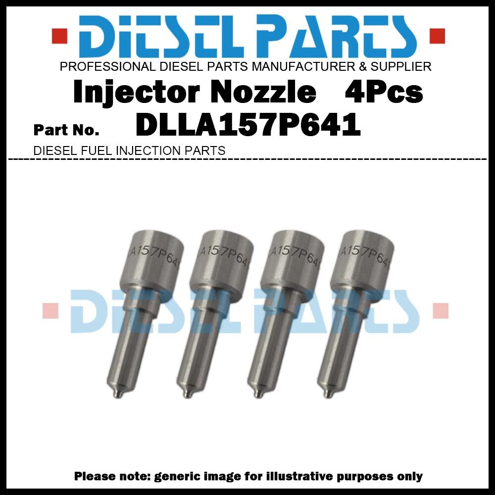 4x Fuel Injector Nozzle Tip DLLA157P641 for Mitsubishi