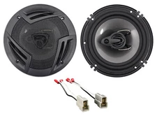 Rockville Front Door 6.5" Speaker Replacement Kit For 1985-93 VW Volkswagen Golf