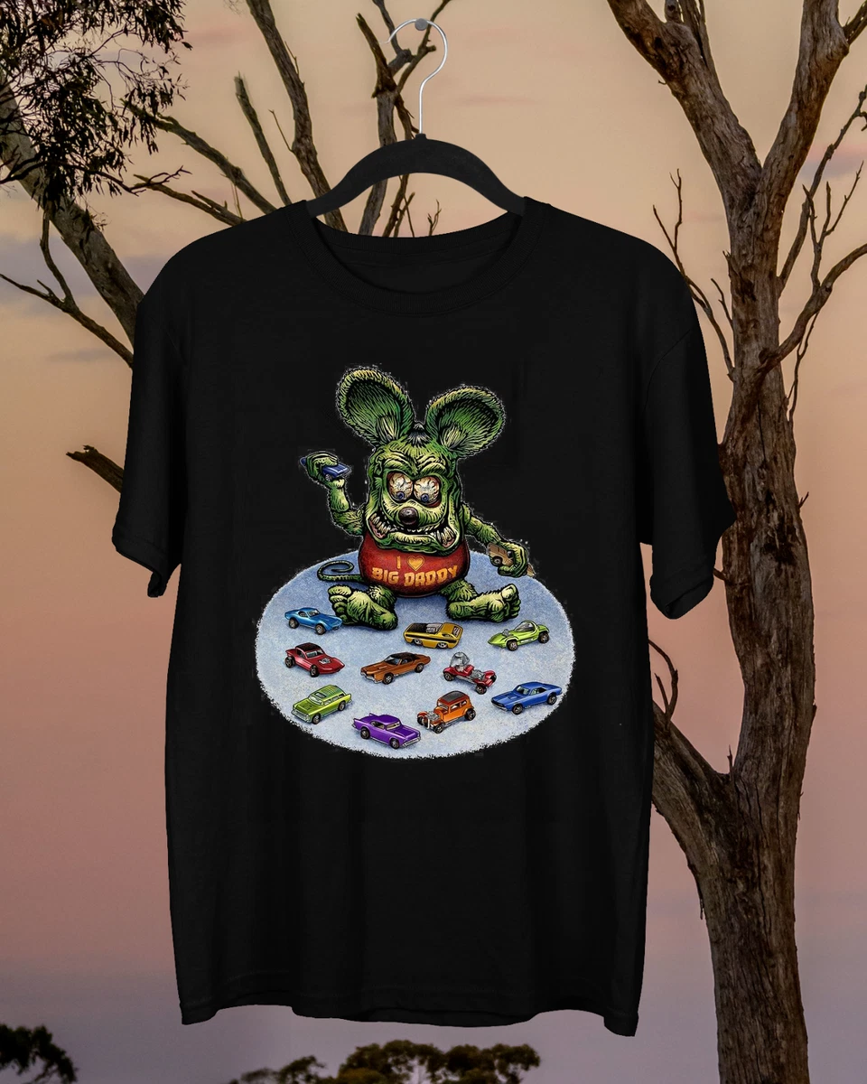 T-shirt Ed Roth Rat Fink Stingray – Père Noël, Beige, Coton, Taille S-4XL, Unisexe
