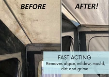 Awning & Tent Cleaner SUPER Concentrate Removes Mould Mildew Algae Dirt Makes 5L