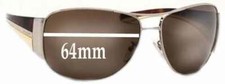 SFx Replacement Sunglass Lenses fits Prada SPR75G - 64mm Wide