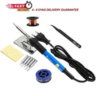 Adjustable Temperature Electric Soldering Iron 220V 110V 60W 80W Welding Solder