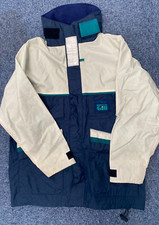 Douglas Gill Vintage Sailing Jacket Size XS White/Blue