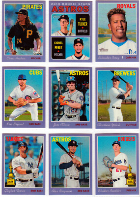 2019 TOPPS HERITAGE PURPLE REFRACTORS UPICK TATIS JUDGE TORRES ALONSO ELOY