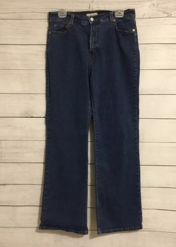 Sz 14 Stretch Dark Denim Jeans Women 