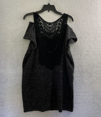 chinese dress ladies A'reve Lace Trim Sweater Dress Cream