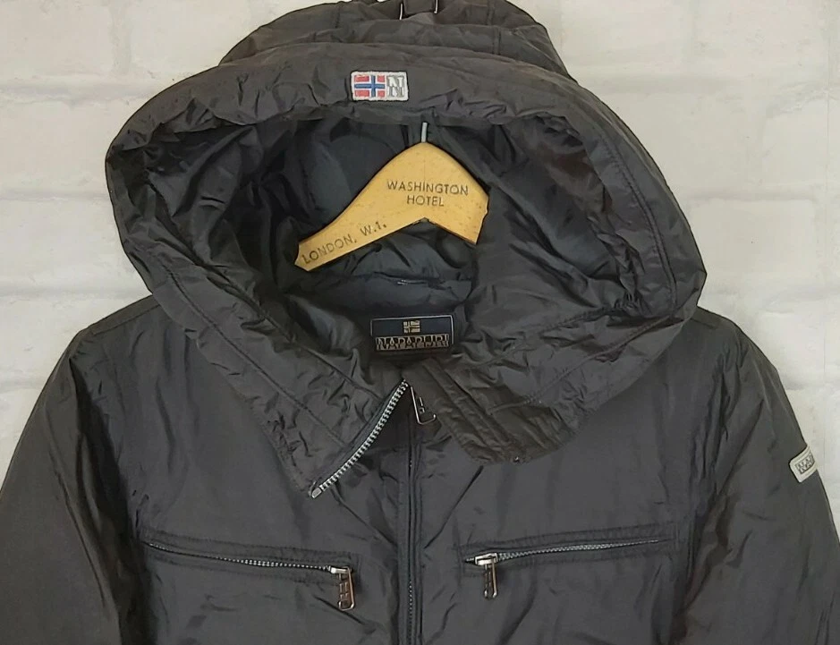 Napapijri coat deals ebay