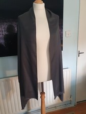 BNWOT MOSCHINO Grey 100% Viscose Scarf