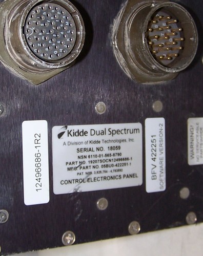 KIDDE DUAL SPECTRUM FIRE SUPPRESSION CONTROL BOX NSN 6110-01-565-8790 - Picture 6 of 6