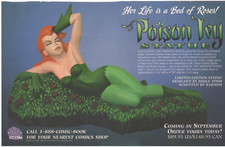 2001 Comic Book PRINT AD ART - POISON IVY - DC Comics Statue
