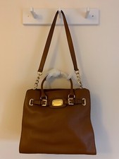Image of Michael kors brown luggage Leather Satchel Bag