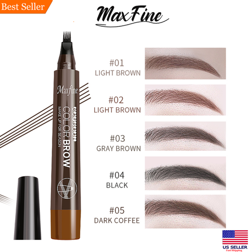 Microblading Four Fork Eyebrow Pencil Enhancers, Waterproof, tattoo ink
