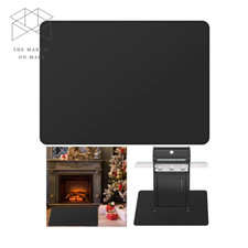 63  x38  Fireproof Fireplace Mat Hearth Rug Wood Pellet Stove Hearth Pad Fire     