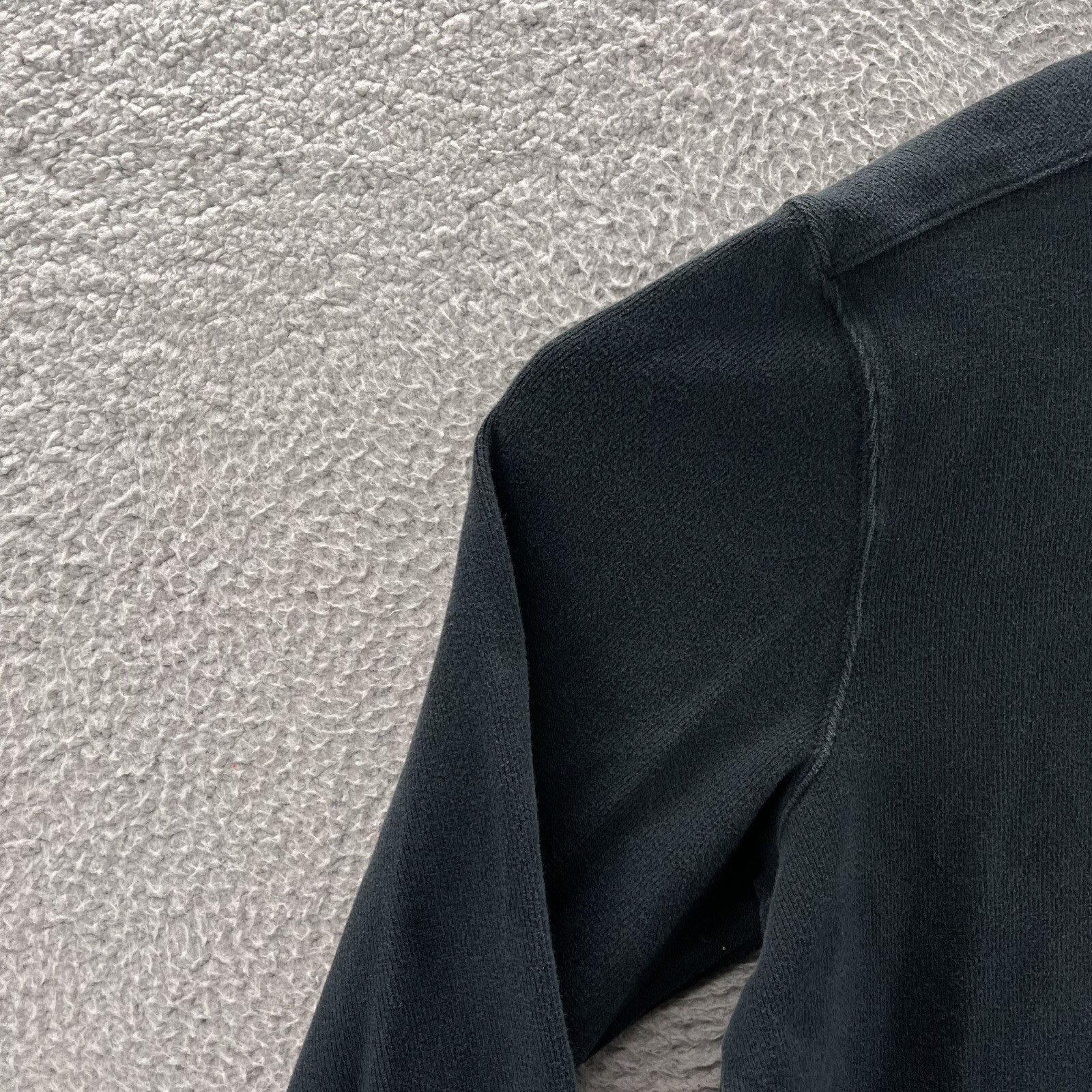 Polo Ralph Lauren Felpa Uomo Extra Large Nera 1 4 Cerniera Pullover Logo Pony