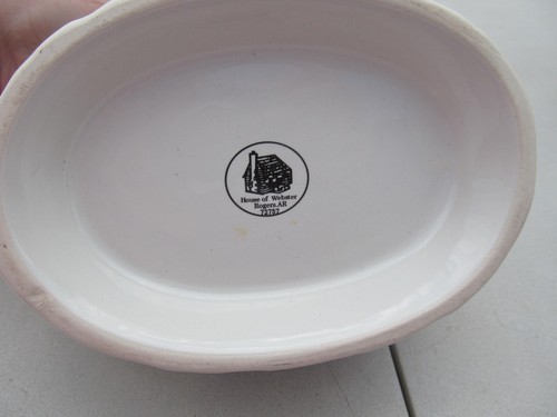 Vintage House of Webster kleine Suppenterrine Bruyère Rose Servierschüssel mit Schöpfkelle - Bild 10 von 10