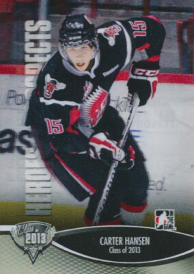 2012-13 ITG Heroes & Prospects CLASS of 2013 3D #188 CARTER HANSEN - Moose Jaw