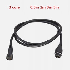 3 Pin Waterproof Wire Cable Connector Electrical Power Plug Male Female Socket