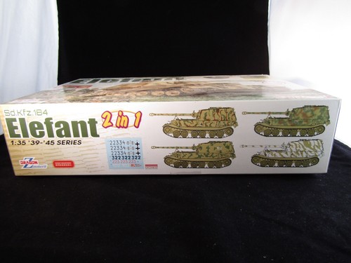 Sealed 2018 DRAGON 1:35 6871 German Sd.Kfz. 184 Elefant Panzer- 2 in 1- Zimmerit - Picture 5 of 15