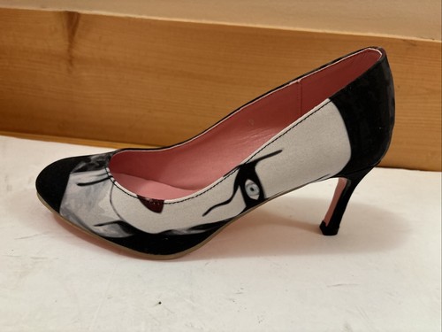 Marilyn Manson? High Heel Shoes Stiletto Sz 9 Goth Rock Dani Filth? READ OOAK - Picture 4 of 10