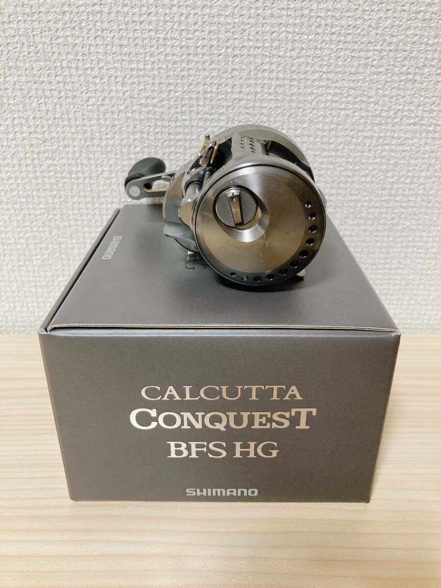美品⭐︎SHIMANO CALCUTTA CONQUEST BFS HG Baitcasting Reel 23 CALCUTTA CONQUEST BFS HG Right 7.8:1
