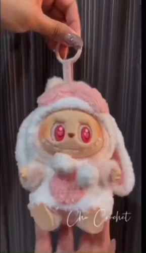 LABUBU Ropa Los Monstruos Muñeca de Peluche Ropa Hecha a Mano Lindo Conjunto de Conejo Sin Juguetes - Imagen 2 de 13