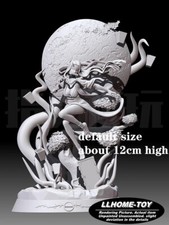 Anime DS Kamado Nezuko Burst Blood Moon Resin 3D Print GK Kit Figure DIY
