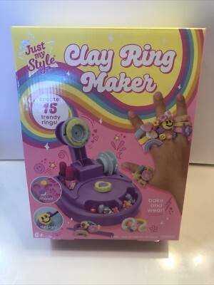 Kids Children s Just My Style Clay Ring Maker 15 Pieces
