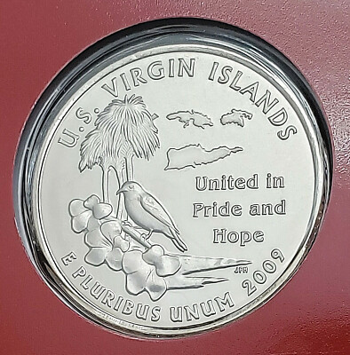 2009 D US Virgin Islands Quarter   *MINT CELLO*   **FREE SHIPPING**