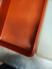 Vintage Tupperware Deli Meat Cheese Bacon Hotdog Keeper Paprika Clear￼ Seal — photo 2