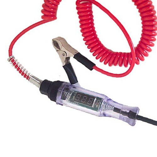 Probador de circuito eléctrico digital de 3-48 V LCD luz de prueba coche camión sonda de voltaje Pd0 - Imagen 2 de 15