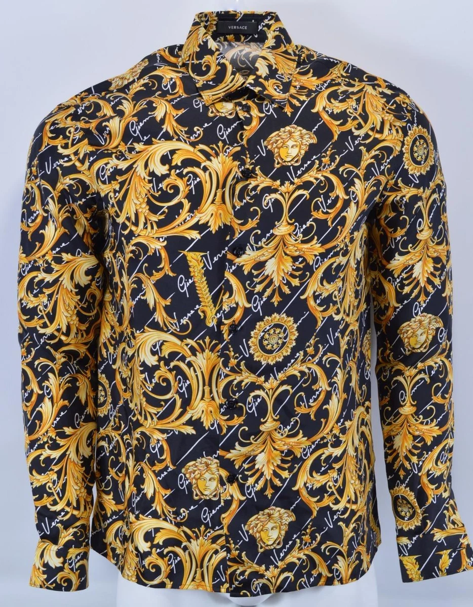 Versace medusa dress clearance shirt